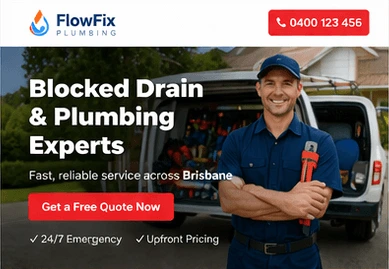 One page website design for plumbing business in Sydney