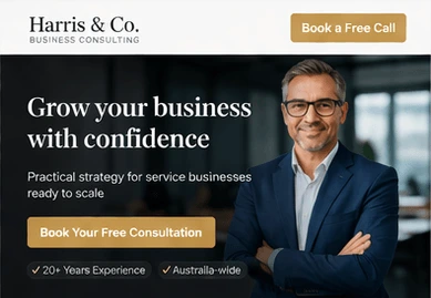 One page website design for business consultant